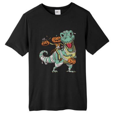 Jack O Lantern Riding T Rex Tall Fusion ChromaSoft Performance T-Shirt