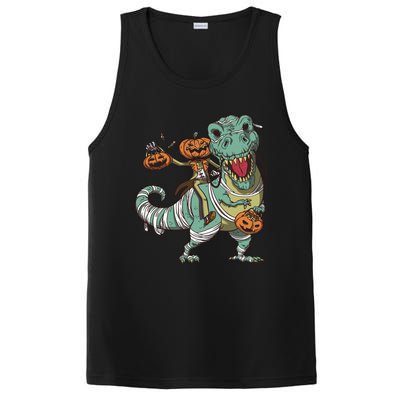 Jack O Lantern Riding T Rex PosiCharge Competitor Tank