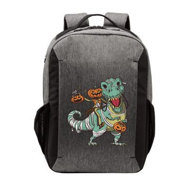 Jack O Lantern Riding T Rex Vector Backpack