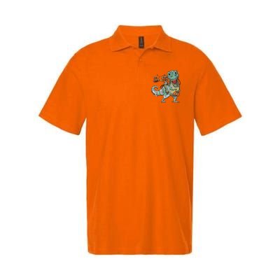 Jack O Lantern Riding T Rex Polo