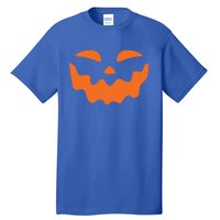 Jack O Lantern Face Pumpkin Scary Halloween Costume Funny Meaningful Gift Tall T-Shirt