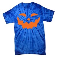 Jack O Lantern Face Pumpkin Scary Halloween Costume Funny Meaningful Gift Tie-Dye T-Shirt