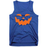 Jack O Lantern Face Pumpkin Scary Halloween Costume Funny Meaningful Gift Tank Top