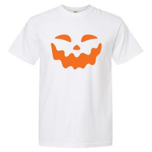 Jack O Lantern Face Pumpkin Scary Halloween Costume Funny Meaningful Gift Garment-Dyed Heavyweight T-Shirt