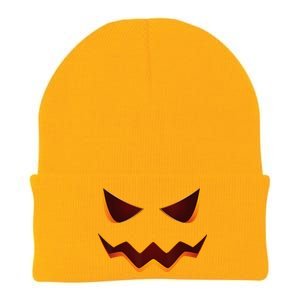 Jack O Lantern Pumpkin Face Halloween Costume Gift Knit Cap Winter Beanie