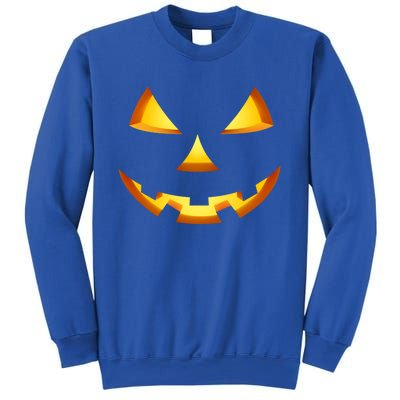 Jack O Lantern Halloween Diy Costume Pumpkin Face Gift Sweatshirt