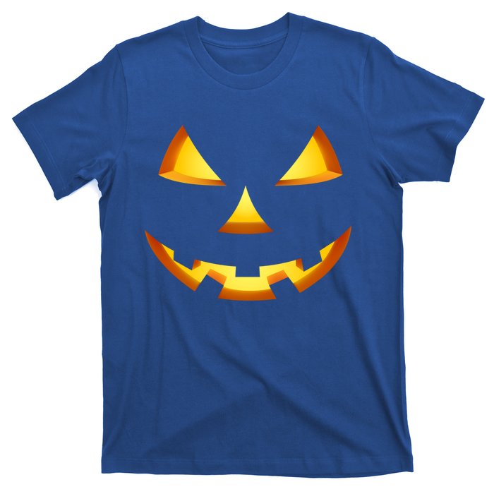 Jack O Lantern Halloween Diy Costume Pumpkin Face Gift T-Shirt