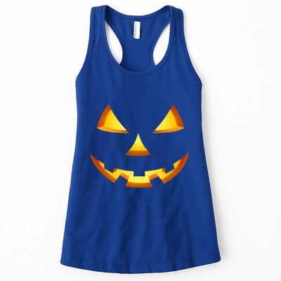 Jack O Lantern Halloween Diy Costume Pumpkin Face Gift Womens Tank Top