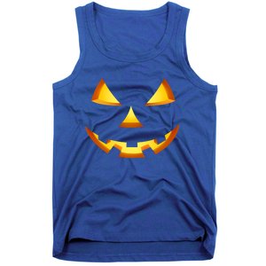 Jack O Lantern Halloween Diy Costume Pumpkin Face Gift Tank Top