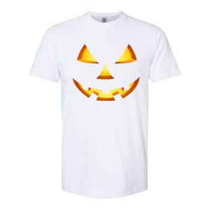 Jack O Lantern Halloween Diy Costume Pumpkin Face Gift Softstyle CVC T-Shirt