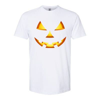 Jack O Lantern Halloween Diy Costume Pumpkin Face Gift Softstyle CVC T-Shirt