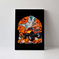 Jack O Lantern Pumpkin Monster Truck Halloween Costume Canvas