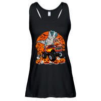 Jack O Lantern Pumpkin Monster Truck Halloween Costume Ladies Essential Flowy Tank