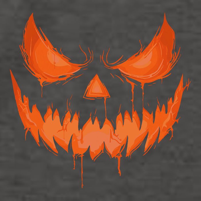 Jack O Lantern Scary Spooky Carved Halloween Pumpkin Face Vector Backpack
