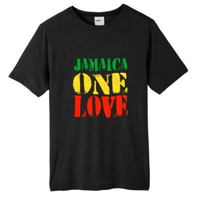 Jamaica One Love Unisex Great Gift Rasta Colors Reggae Tall Fusion ChromaSoft Performance T-Shirt