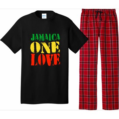 Jamaica One Love Unisex Great Gift Rasta Colors Reggae Pajama Set