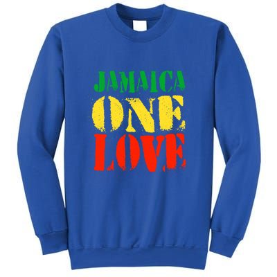 Jamaica One Love Unisex Great Gift Rasta Colors Reggae Sweatshirt