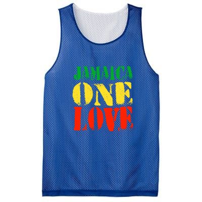 Jamaica One Love Unisex Great Gift Rasta Colors Reggae Mesh Reversible Basketball Jersey Tank