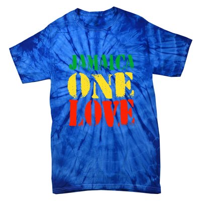 Jamaica One Love Unisex Great Gift Rasta Colors Reggae Tie-Dye T-Shirt