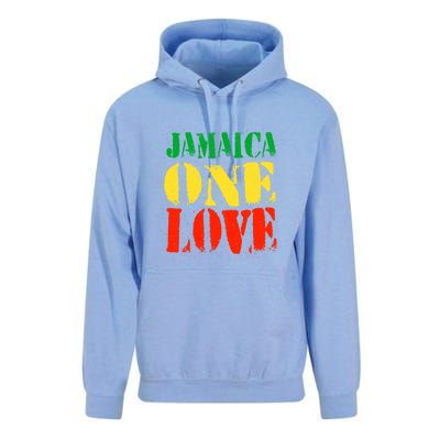 Jamaica One Love Unisex Great Gift Rasta Colors Reggae Unisex Surf Hoodie