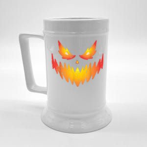 Jack O Lantern Scary Carved Pumpkin Face Halloween Costume Beer Stein