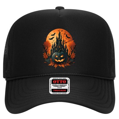 Jack O Lantern Face | Halloween Pumpkin | Spooky Trucker Hat