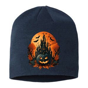 Jack O Lantern Face | Halloween Pumpkin | Spooky Sustainable Beanie