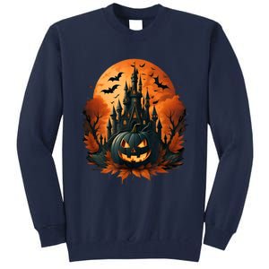 Jack O Lantern Face | Halloween Pumpkin | Spooky Tall Sweatshirt