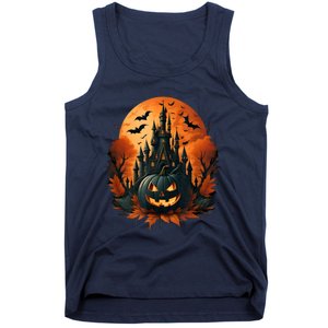 Jack O Lantern Face | Halloween Pumpkin | Spooky Tank Top