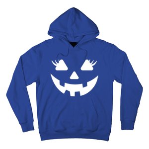 Jack O Lantern Face Pumpkin Eyelashes Halloween Costume Great Gift Hoodie