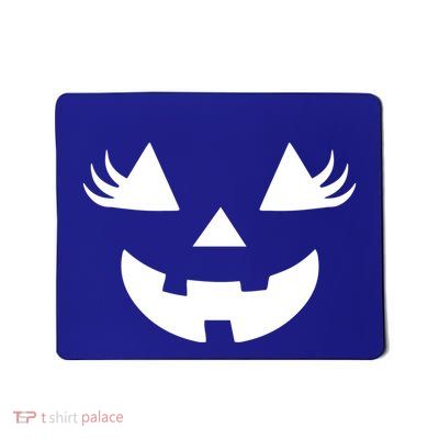 Jack O Lantern Face Pumpkin Eyelashes Halloween Gift Mousepad