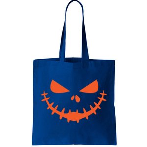 Jack O Lantern Face Pumpkin Scary Halloween Costume Funny Great Gift Tote Bag