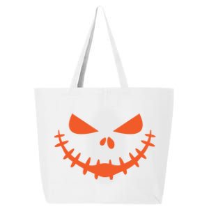 Jack O Lantern Face Pumpkin Scary Halloween Costume Funny Great Gift 25L Jumbo Tote