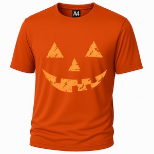 Jack O Lantern Pumpkin Halloween Face Gift Cooling Performance Crew T-Shirt