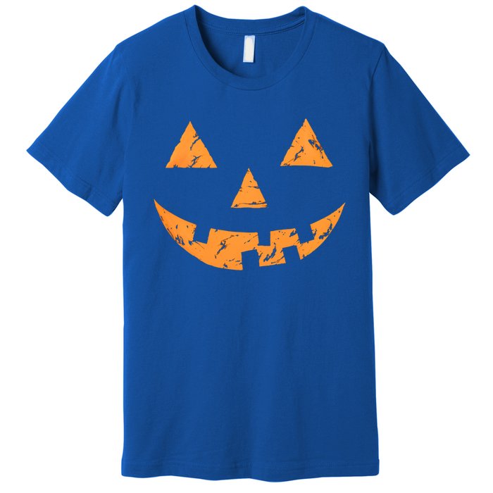 Jack O Lantern Pumpkin Halloween Face Gift Premium T-Shirt