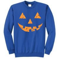 Jack O Lantern Pumpkin Halloween Face Gift Tall Sweatshirt