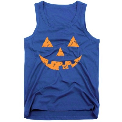 Jack O Lantern Pumpkin Halloween Face Gift Tank Top