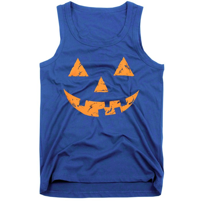 Jack O Lantern Pumpkin Halloween Face Gift Tank Top