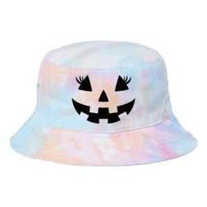 Jack O Lantern Face Pumpkin Eyelashes Hallowen Costume Funny Tie Dye Newport Bucket Hat