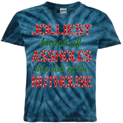 Jolliest Bunch of Assholes On This Side Nuthouse Kids Tie-Dye T-Shirt