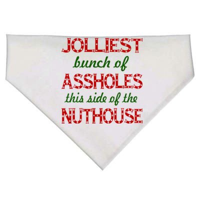 Jolliest Bunch of Assholes On This Side Nuthouse USA-Made Doggie Bandana