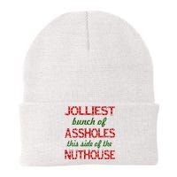 Jolliest Bunch of Assholes On This Side Nuthouse Knit Cap Winter Beanie