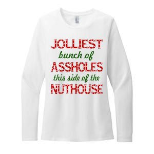 Jolliest Bunch of Assholes On This Side Nuthouse Womens CVC Long Sleeve Shirt