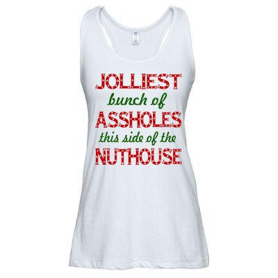Jolliest Bunch of Assholes On This Side Nuthouse Ladies Essential Flowy Tank