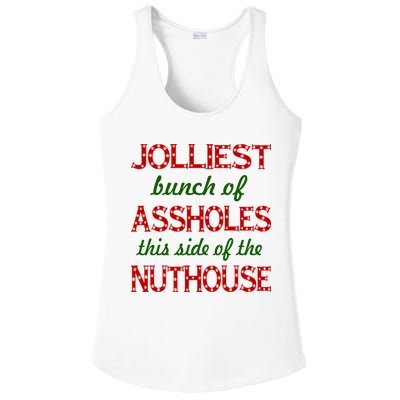 Jolliest Bunch of Assholes On This Side Nuthouse Ladies PosiCharge Competitor Racerback Tank