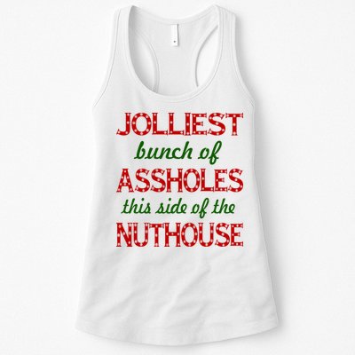Jolliest Bunch of Assholes On This Side Nuthouse Womens Tank Top