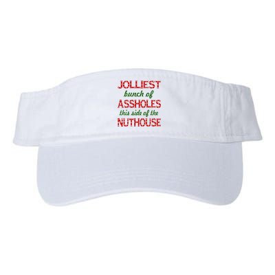 Jolliest Bunch of Assholes On This Side Nuthouse Valucap Bio-Washed Visor