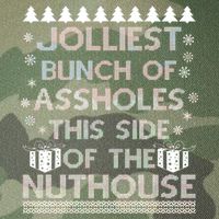 Jolliest Bunch of Assholes This Side of the Nuthouse Ugly Christmas Legacy Tie Dye Trucker Hat