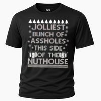 Jolliest Bunch of Assholes This Side of the Nuthouse Ugly Christmas Cooling Performance Crew T-Shirt