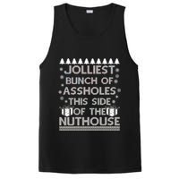 Jolliest Bunch of Assholes This Side of the Nuthouse Ugly Christmas PosiCharge Competitor Tank